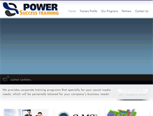 Tablet Screenshot of powersuccesstraining.com